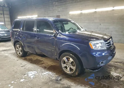 2013 Honda Pilot Exl from USA, damaged, VIN 5FNYF4H50DB022208